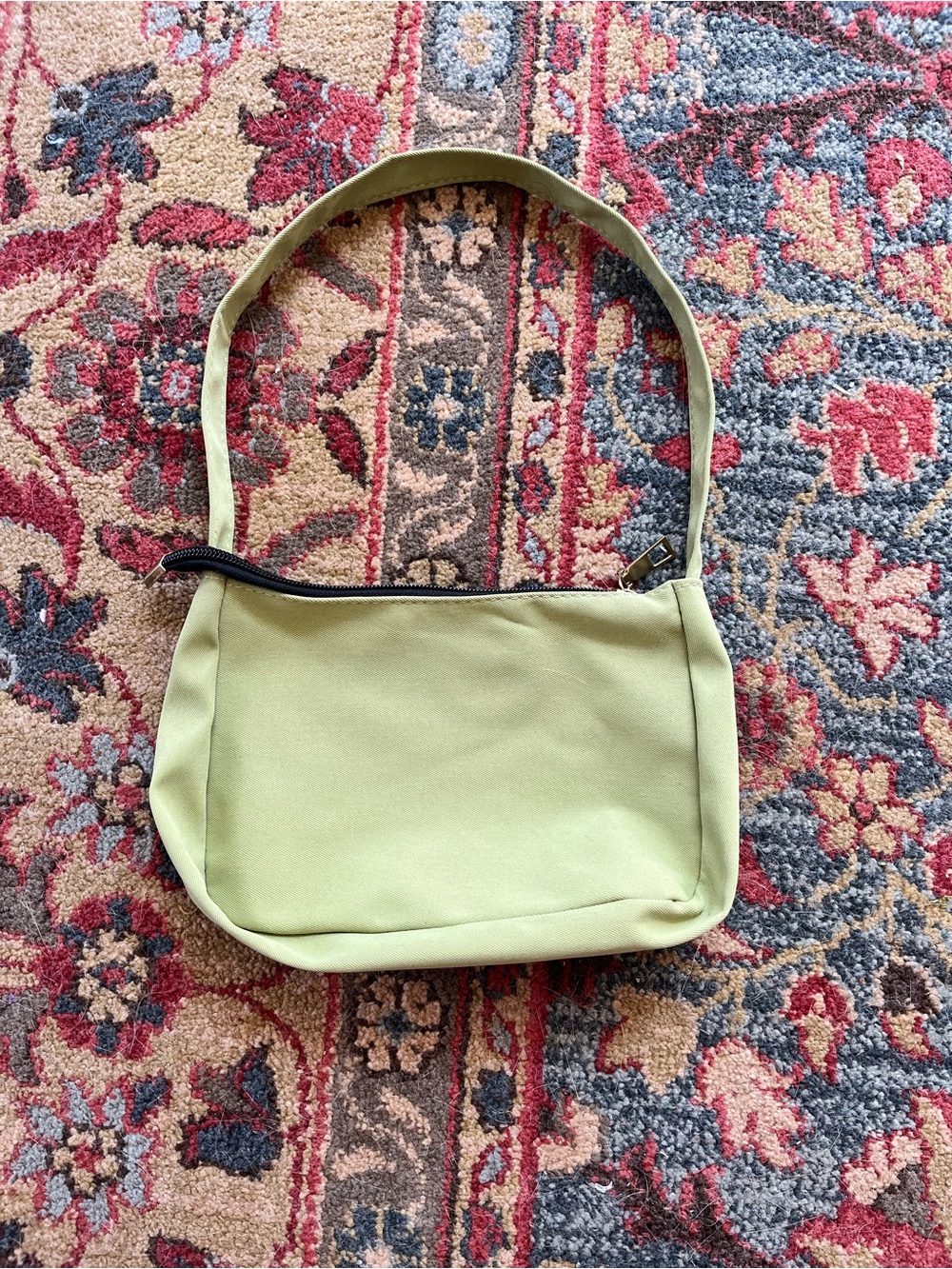 Light Green Shoulder Bag - Minimal Everyday Purse